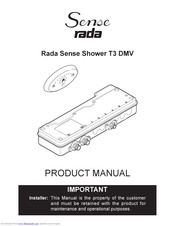 Rada Sense Shower T3 DMV Product Manual