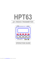 LTH Electronics HPT63 Operation Manual