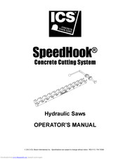 ICS SpeedHook 823H Operator's Manual