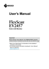 Eizo FlexScan EV2457 User Manual