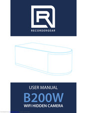 RecorderGear B200W User Manual