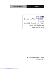 Aaeon XTX-U15B User Manual