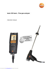 TESTO 320 basic Instruction Manual