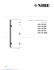 Nibe UKV 20-300 Installation And Operating Manual
