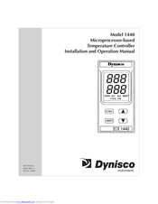 Dynisco 1440 Installation And Operation Manual