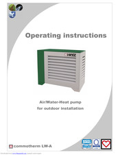 Herz commotherm LW-A series Operating Instructions Manual