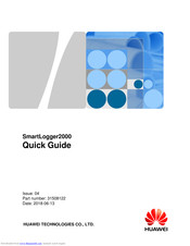 Huawei SmartLogger2000-10-C Quick Manual