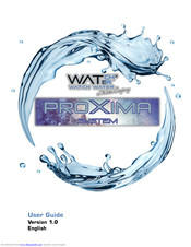 Watch Water Proxima Three User Manual