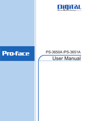 Pro-face PS-3651A Series User Manual
