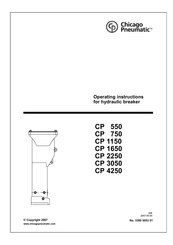 Chicago Pneumatic CP 1150 Operating Instructions Manual