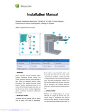 Trunsun Solar TSP255-60 Installation Manual