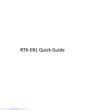 NavSpark RTK-EV1 Quick Manual