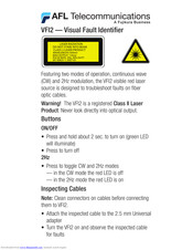 Afl VFI2 Manual