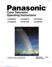 Panasonic CT-20SX10 Operating Instructions Manual