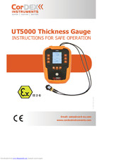 Cordex UT5000 Intrinsically Safe Ultrasonic Tester