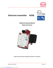 Heinrichs KDSE Operating Manual