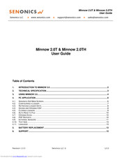 Senonics Minnow 2.0T User Manual