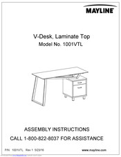 Mayline 1001VTL Assembly Instructions Manual