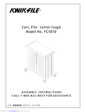 Mayline Kwik File FC1010 Assembly Instructions Manual