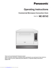Panasonic NE-SCV2 Operating Instructions Manual