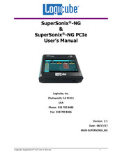 Logicube, Inc. SuperSonix-NG PCIe User Manual