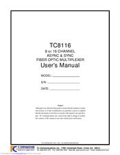 TC Communications TC8116 User Manual