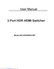 Wearpai HDSW0021M1 User Manual