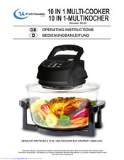 Profi Handels 10 IN 1 MULTI-COOKER Operating Instructions Manual