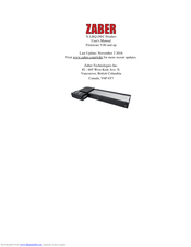 Zaber Technologies Inc. X-LRQ-DEC Series User Manual