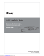 D-Link DGS-1010MP Installation Manual