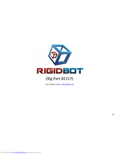 RIGIDBOT 2117 Instruction Manual