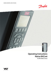 Danfoss Native BACnet VLT HVAC Drive Operating Instructions Manual