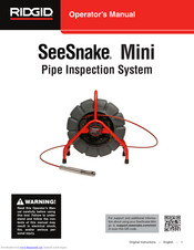 RIDGID SeeSnake Mini Operator's Manual