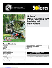Solera 434730 Installation And Owner's Manual