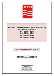 RFS OR2-SBHP1-1900 Technical Handbook