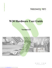 Neoway W30 Hardware User's Manual
