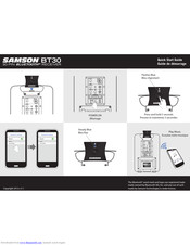 Samson BT30 Quick Start Manual