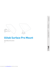 Lilitab Surface Pro Mount Assembly Instructions Manual