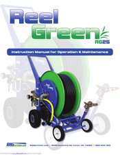 ReelGreen RG25 Instruction Manual For Operation & Maintenance