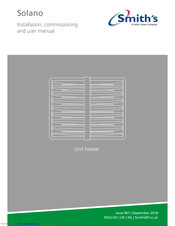 Smith's Heating First Solano Installation, Commissioning And User Manual