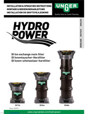 unGer Hydro Power DI24 Series Installation & Operating Instructions Manual