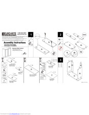 Euro-Rite Cabinets Standard Wall Cabinet Assembly Instructions