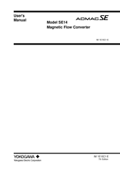 YOKOGAWA Admag SE14 User Manual