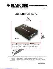 Black Box AC345A Manual