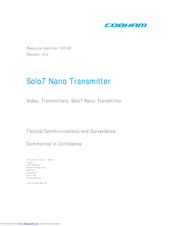 COBHAM Solo 7 Manual