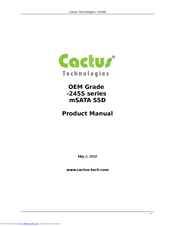 Cactus KD128GF-245SM1 Product Manual