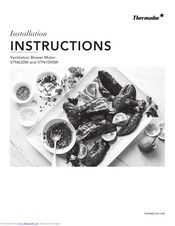 Thermador VTN630W Installation Instructions Manual