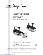 Stageline LE-182LED Instruction Manual