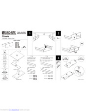 Euro-Rite Cabinets CLD-S1 Assembly Instructions