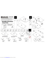 Euro-Rite Cabinets Vanity Sink Cabinet Assembly Instructions